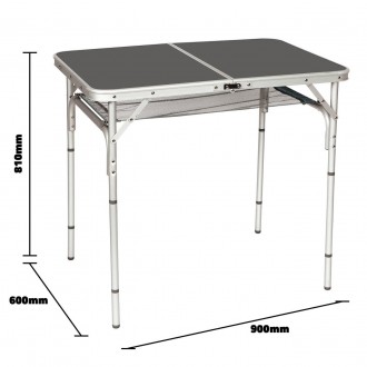 Алюмінієвий стіл Bo-Camp Case Model 90x60 cm один з найвищих кемпінгових столів.. . фото 8