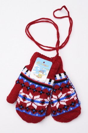Варежки детские бордо на 4-5 лет 149766L. Киев. фото 1 Варежки детские бордо на 4-5 лет 149766L. Киев. фото 1