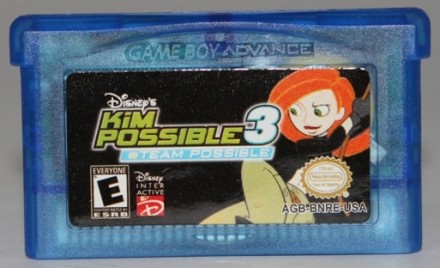 Картридж на GBA "KIM POSSIBLE 3". Чернігів. фото 1