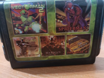 Картридж Сборник игр 5 в 1 SB 5207 для сеги
Vectorman 2, Spider-Man, Dune 2: The. . фото 2