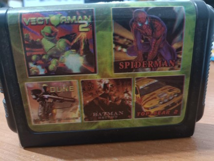 Картридж Сборник игр 5 в 1 SB 5207 для сеги
Vectorman 2, Spider-Man, Dune 2: The. . фото 3