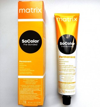 Стойкая перманентная крем-краска для волос MATRIX SoColor Pre-Bonded (Permanent). . фото 11