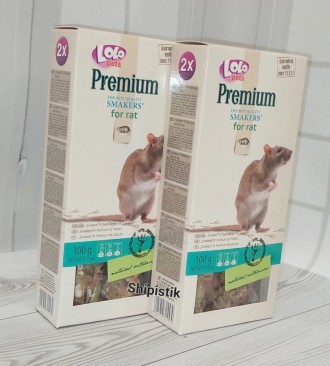 LoLo Pets Premium Smakers for RAT Лакомства для декоративных крысмВитаминизирова. . фото 2