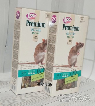 LoLo Pets Premium Smakers for RAT Лакомства для декоративных крысмВитаминизирова. . фото 1