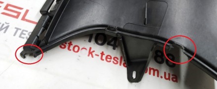 Воздуховод приёмный переднего бампера нижняя часть (с повреждением) Tesla model . . фото 5