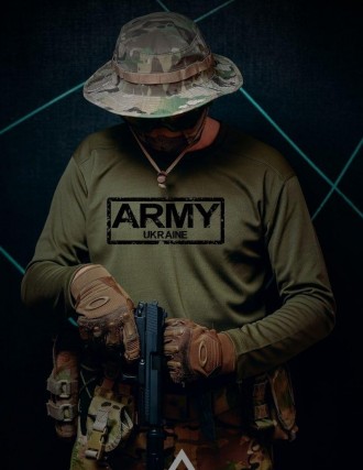 Кофта\ Long Sleeve ARMY UKRAINE
Більше 15-ти різних кольорів!
Матеріал: : 100% б. . фото 2