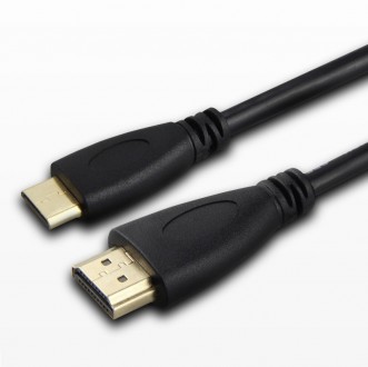 
Кабель HDMI mini HDMI 1.8 метрів для підключення планшетів, ігрових консолей та. . фото 3