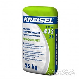 Самовыравнивающая смесь для пола 412 Kreisel применяется для производства или ре. . фото 1