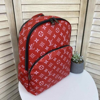 
Модный женский городской рюкзак сумка в стиле Луи Витон, сумка-рюкзак 2 в 1 тра. . фото 7