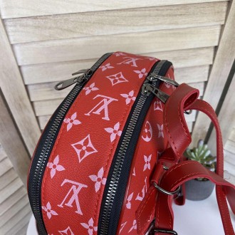 
Модный женский городской рюкзак сумка в стиле Луи Витон, сумка-рюкзак 2 в 1 тра. . фото 10