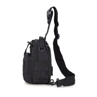 Тактическая военная сумка рюкзак OXFORD 600D Black
Тактический военный рюкзак OX. . фото 4