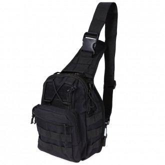 Тактическая военная сумка рюкзак OXFORD 600D Black
Тактический военный рюкзак OX. . фото 2