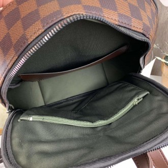 
Женский городской рюкзак сумка в стиле Луи Витон, сумка-рюкзак эко кожа бежевый. . фото 7