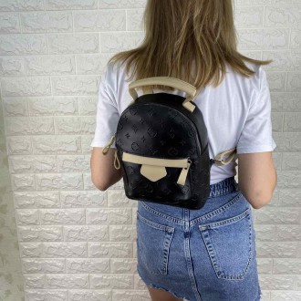 
Женский рюкзак в стиле Луи Витон модный и стильный мини рюкзачок городской
 Хар. . фото 5