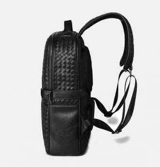 Качественный мужской городской рюкзак плетеный черный
Характеристики:
Материал: . . фото 4