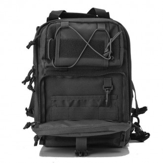 Описание Сумки-рюкзака тактической военной A92 800D, черной
Сумка-рюкзак тактиче. . фото 3