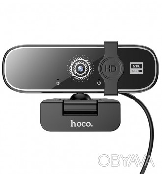 Описание Web-камеры HOCO GM101 2KHD, 4Mpx, черной
Веб-камеру HOCO GM101 можно ис. . фото 1