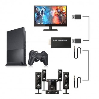 Описание Конвертера Sony PlayStation 2 - HDMI G300, черного
Конвертер PS2-HDMI G. . фото 4