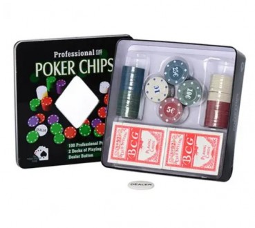 Описание Набора для покера 3896 A на 100 фишек с номиналом
Набор для покера 3896. . фото 3