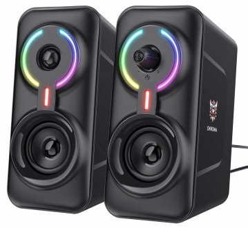 Колонки компьютерные ONIKUMA RGB Backlight L6 USB, AUX, Bluetooth, черные. Днепр. фото 1 Колонки компьютерные ONIKUMA RGB Backlight L6 USB, AUX, Bluetooth, черные. Днепр. фото 1