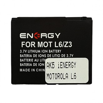 Акумулятор iENERGY MOTOROLA L6 (650 mAh). Бородянка. фото 1 Акумулятор iENERGY MOTOROLA L6 (650 mAh). Бородянка. фото 1