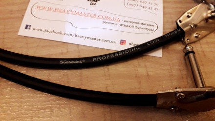 Інструментальний кабель чорний для педалей ефектів патчі
14-16 см загальна довжи. . фото 5