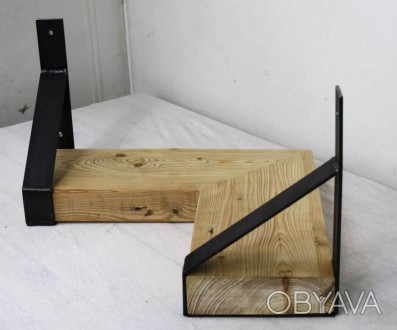 Полка - мебельное изделие без передней стенки, с задней стенкой или без неё, для. . фото 1