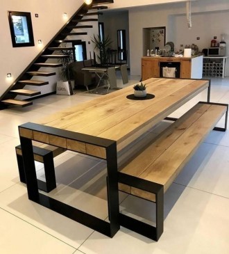 Обідній стіл в стилі LOFT (NS-1157). Київ. фото 1 Обідній стіл в стилі LOFT (NS-1157). Київ. фото 1