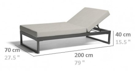 Шезлонг - легке крісло для відпочинку напівлежачи, що трансформується на час вик. . фото 3