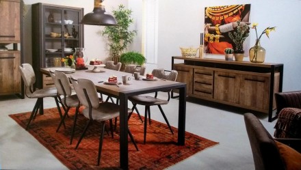 Обідній стіл в стилі LOFT (NS-1250). Київ. фото 1 Обідній стіл в стилі LOFT (NS-1250). Київ. фото 1