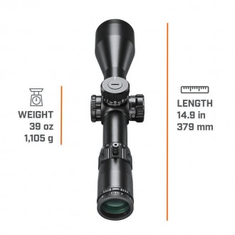 Прицел Bushnell ETXRS3G4 Elite Tactical XRS3, 6-36x56, FFP, G4P, MIL
Линейка при. . фото 10