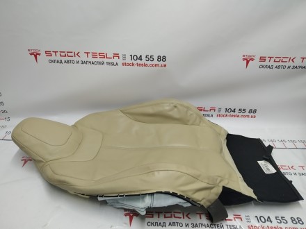 Обшивка спинки пассажирского сиденья с подогревом PREM TAN Tesla model S 1013121. . фото 4