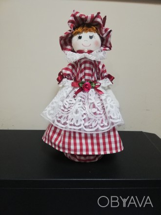 Интерьерная текстильная кукла Барышня ручной работы