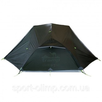 Ультралегкая трехместная туристическая палатка Tramp Cloud 3 Si TRT-094-green зе. . фото 5