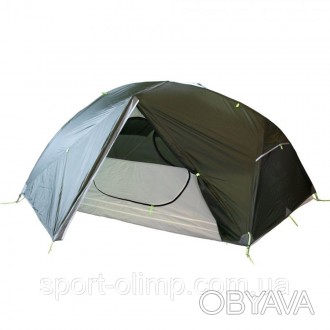 Ультралегкая трехместная туристическая палатка Tramp Cloud 3 Si TRT-094-green зе. . фото 1
