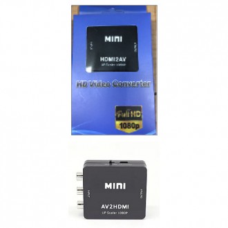 Конвертер MINI HDMI в AV (гн.HDMI (IN)- 3гн.RCA(OUT))
 Конвертер HDMI to AV допо. . фото 5