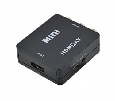Конвертер MINI, Конвертор HDMI в AV, гнездо HDMI (IN) - 3 гнезда RCA (OUT)
Конве. . фото 4