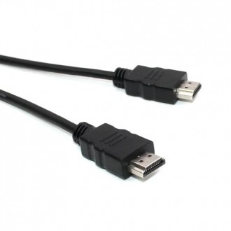 Шнур HDMI, штекер - штекер, Vers-1.4, О6мм, 0.8 м, чорний
 HDMI 1.3 0.8 M
 Шнур . . фото 5