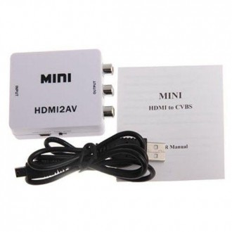 HDVM610 преобразовывает входной HDMI сигнал в композитное видео и стерео аудио с. . фото 4