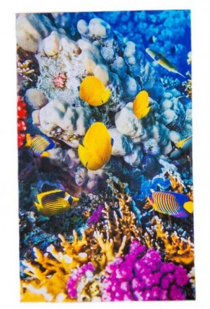 Обогреватель-картина инфракрасный настенный ТРИО 400W 100 х 57 см, коралловый ри. . фото 2