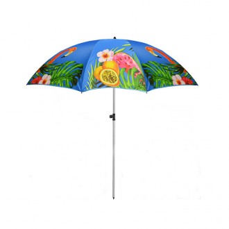 Зонт пляжный с наклоном Stenson "Фламинго"
Зонтик Stenson для сада или пляжа бол. . фото 2