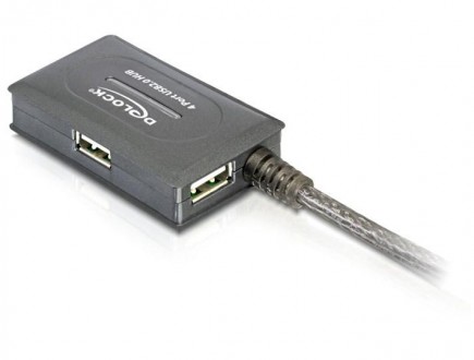 USB 2.0 Extension Cable M/F з вбудованим HUB 1x4
сумарна довжина кабелів(без кас. . фото 3