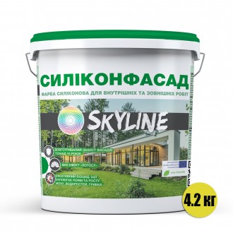 Краска фасадная на силиконовом связующем Силиконфасад SkyLine (СкайЛайн) для окр. . фото 3