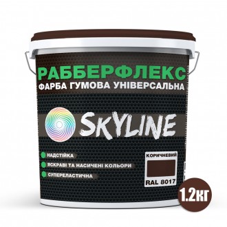 Краска резиновая универсальная «РабберФлекс» СкайЛайн (RubberFlex SkyLine) для п. . фото 3