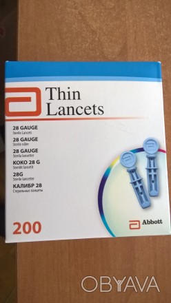 Ланцеты для глюкометра Abbott FreeStyle. 4 упаковки по 200 шт. Цена за упаковку.. . фото 1
