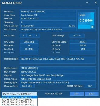 Материнська плата з ноутбука HP EliteBook 2760P 649747-001 55.4KM01.101G Core I5. . фото 8