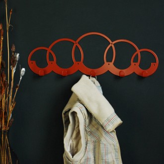 Настенная вешалка для одежды Glozis выполнена из стали, что обеспечивает надежно. . фото 3