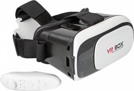 Очки виртуальной реальности с пультом управления для телефона шлем 3d vr box 2.0. . фото 4