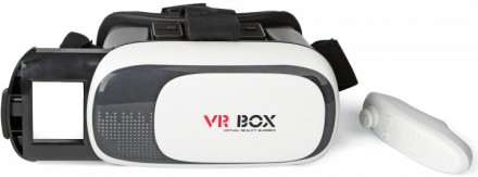 Очки виртуальной реальности с пультом управления для телефона шлем 3d vr box 2.0. . фото 6
