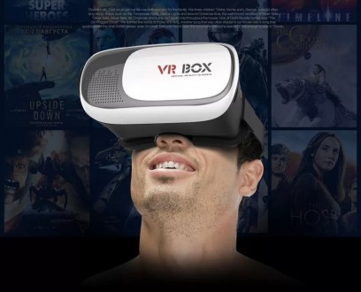 Очки виртуальной реальности с пультом управления для телефона шлем 3d vr box 2.0. . фото 10